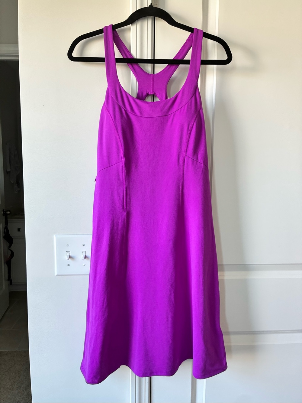 The North Face Sleeveless Magenta athletic dress with Racerback small